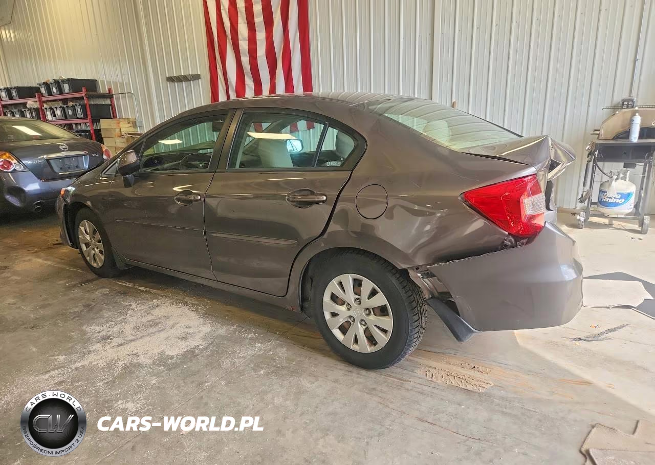 2012 Honda Civic Lx VIN:19XFB2F5XCE078333 - 2