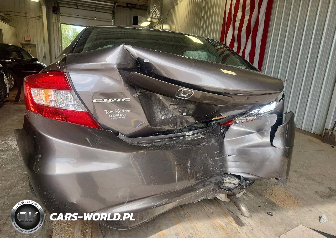 2012 Honda Civic Lx VIN:19XFB2F5XCE078333 - 6