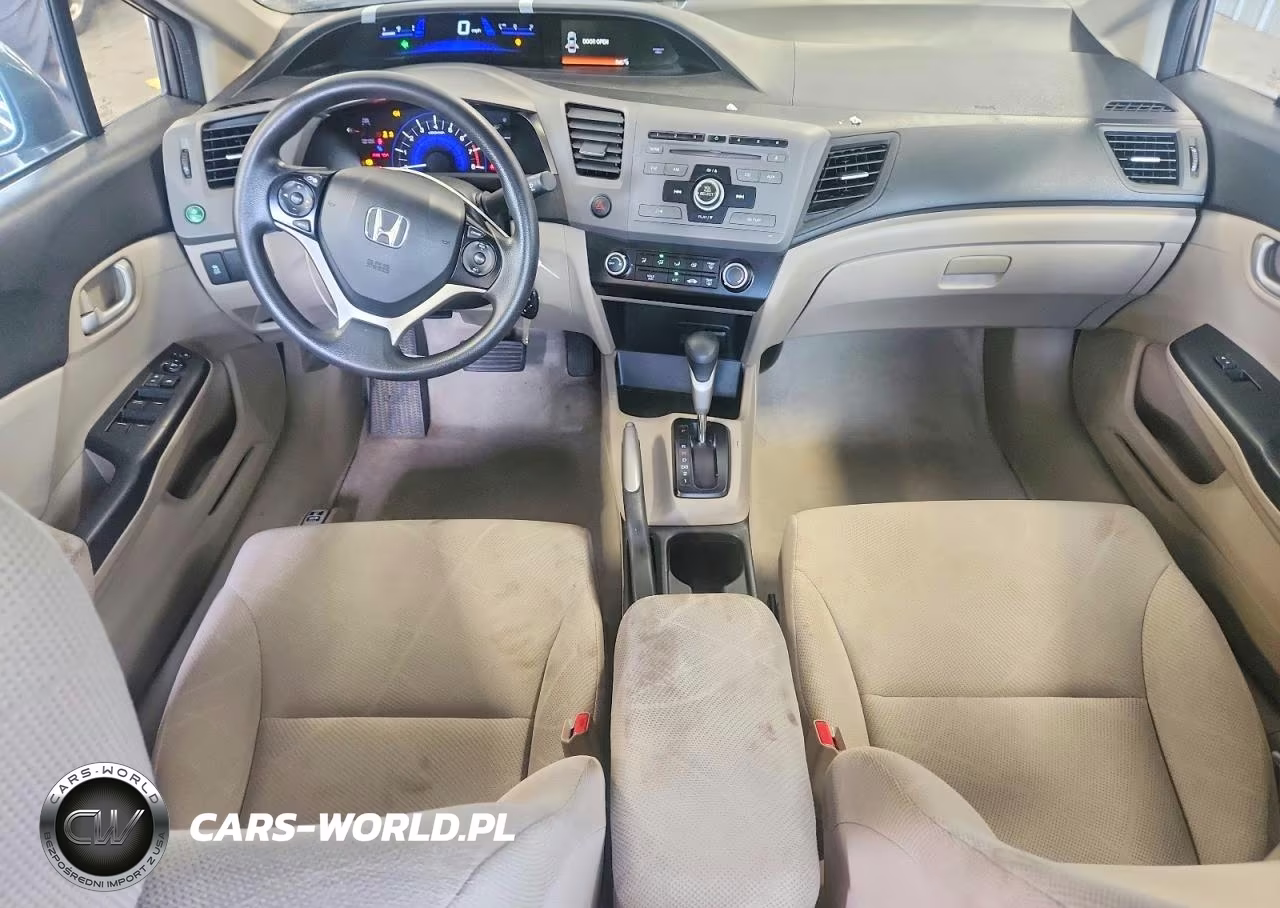 2012 Honda Civic Lx VIN:19XFB2F5XCE078333 - 8