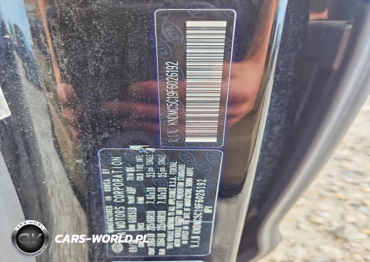2015 Kia Sedona Ex VIN:KNDMC5C19F6026192 - 13