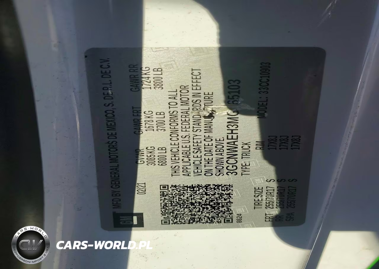 2021 Chevrolet Silverado C1500 VIN:3GCNWAEH3MG265103 - 12