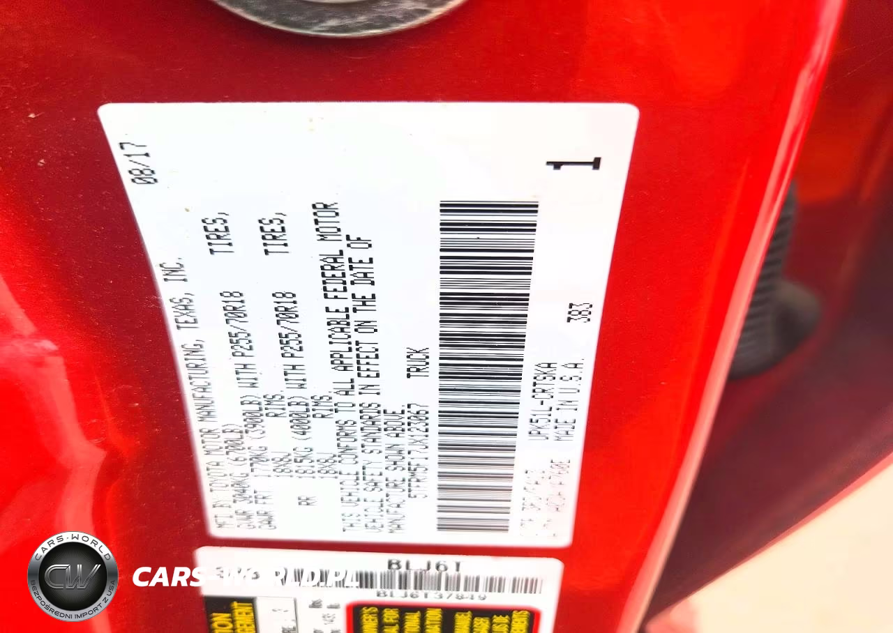 2018 Toyota Tundra Sr VIN:5TFRM5F17JX123067 - 13
