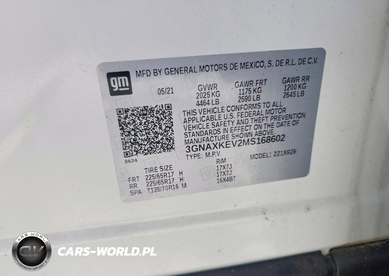 2021 Chevrolet Equinox Lt VIN:3GNAXKEV2MS168602 - 13