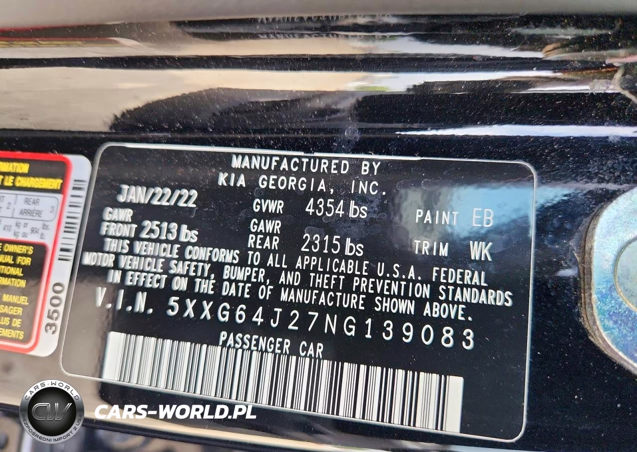 2022 Kia K5 Gt Line VIN:5XXG64J27NG139083 - 12