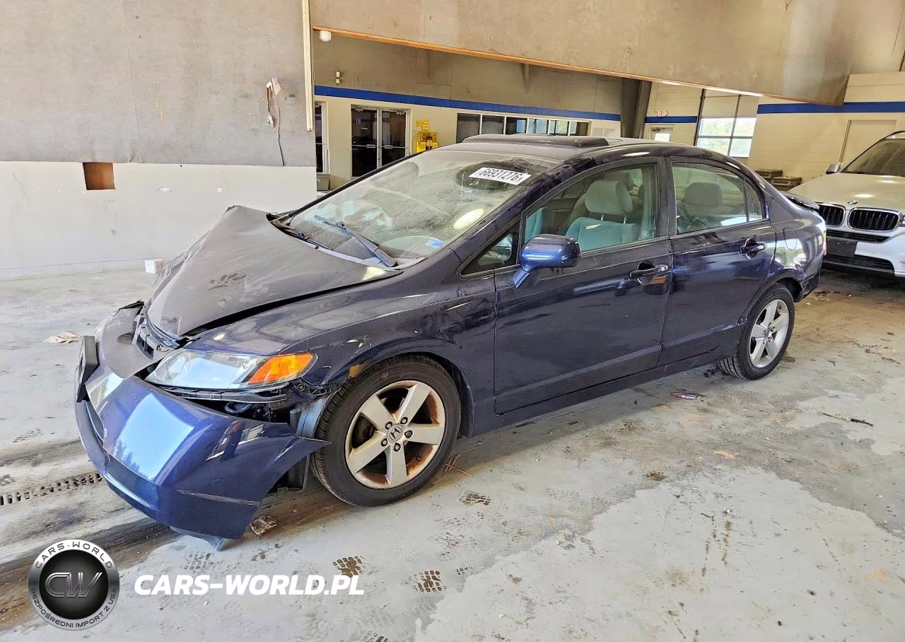 2008 Honda Civic Ex VIN:1HGFA16808L032761 - 1
