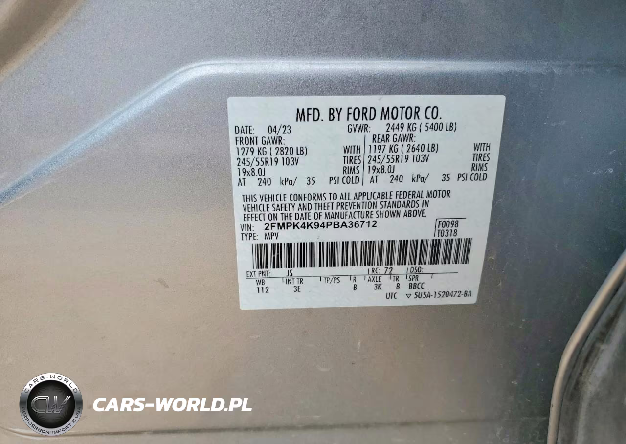 2023 Ford Edge Titanium VIN:2FMPK4K94PBA36712 - 13