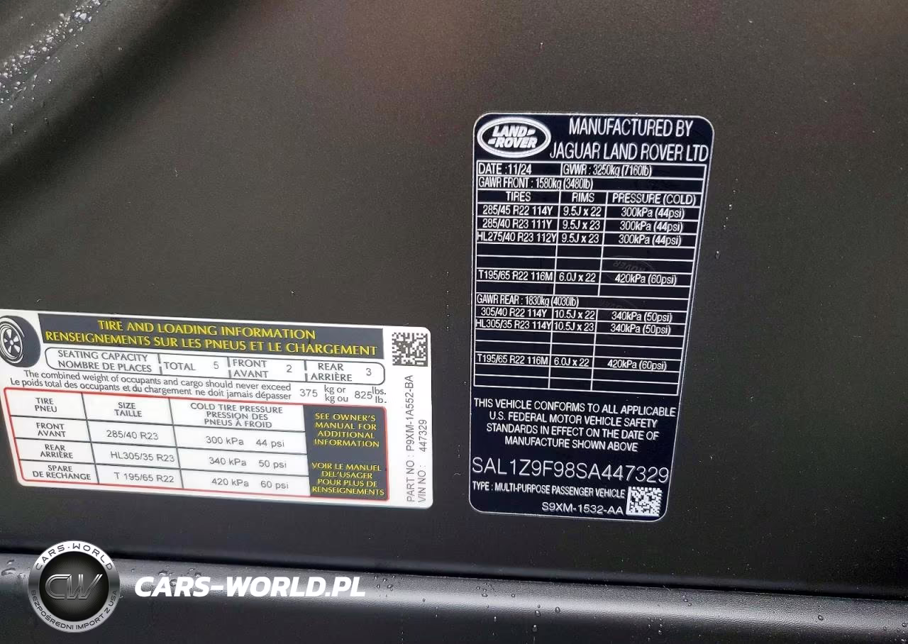 2025 Land Rover Range Rover Sport Sv Edition Two VIN:SAL1Z9F98SA447329 - 13