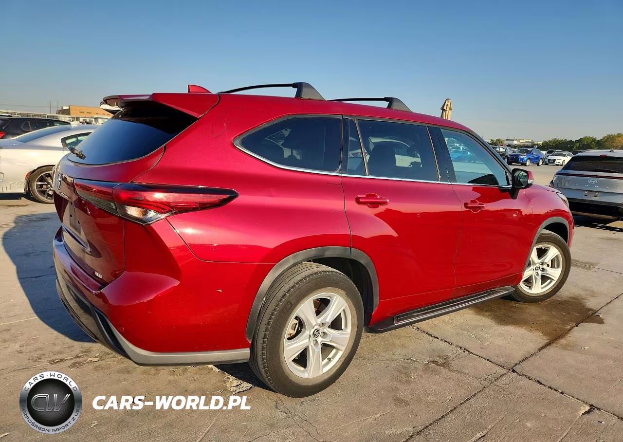 2021 Toyota Highlander Le VIN:5TDZZRAH5MS532031 - 3