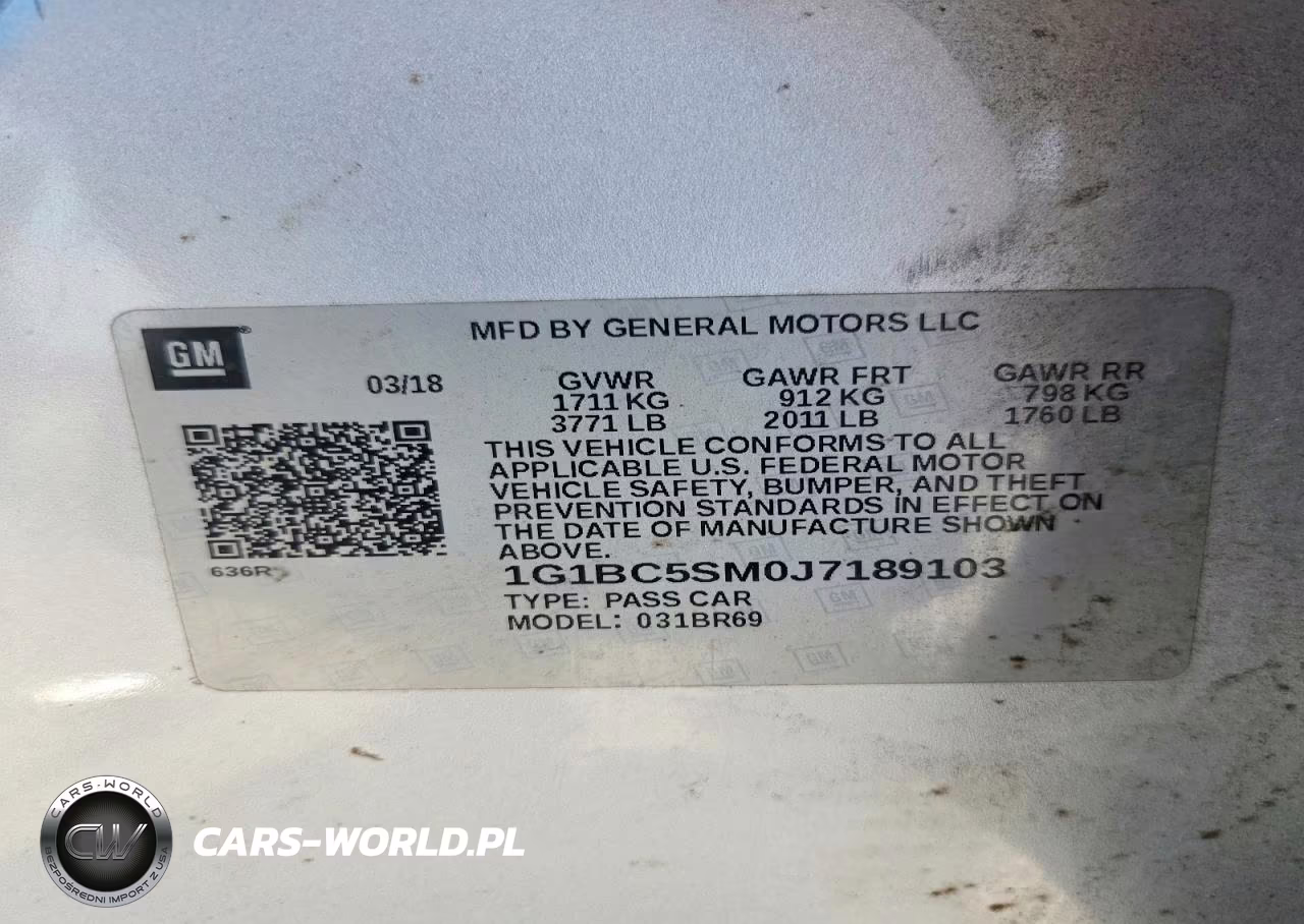 2018 Chevrolet Cruze Ls VIN:1G1BC5SM0J7189103 - 12