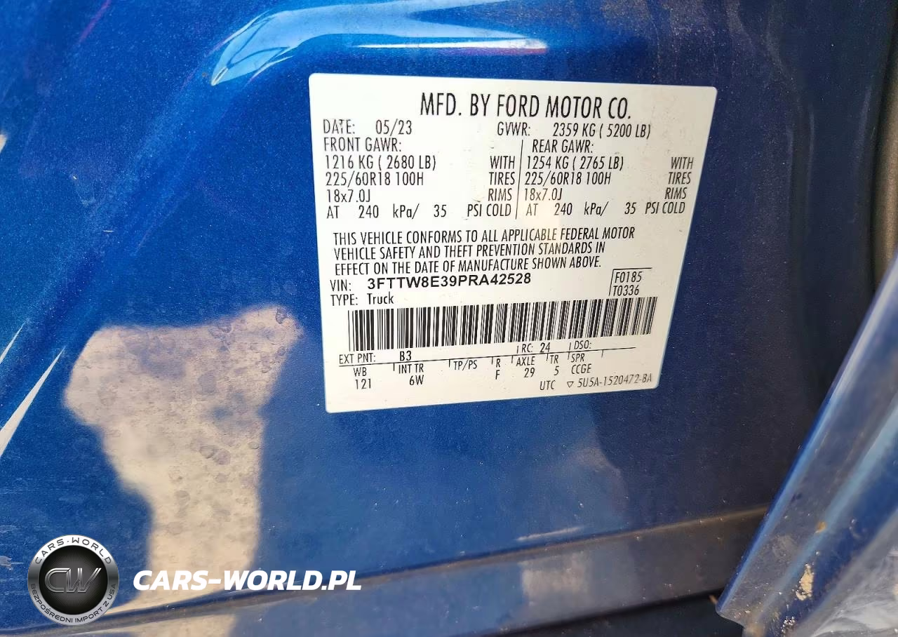 2023 Ford Maverick Xl VIN:3FTTW8E39PRA42528 - 13