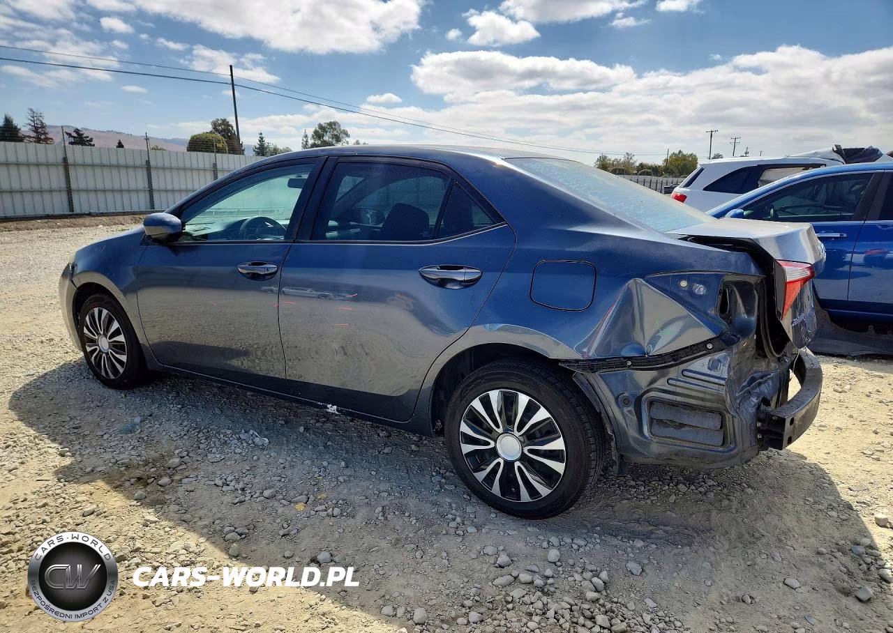 2016 Toyota Corolla Le VIN:2T1BURHEXGC631467 - 2