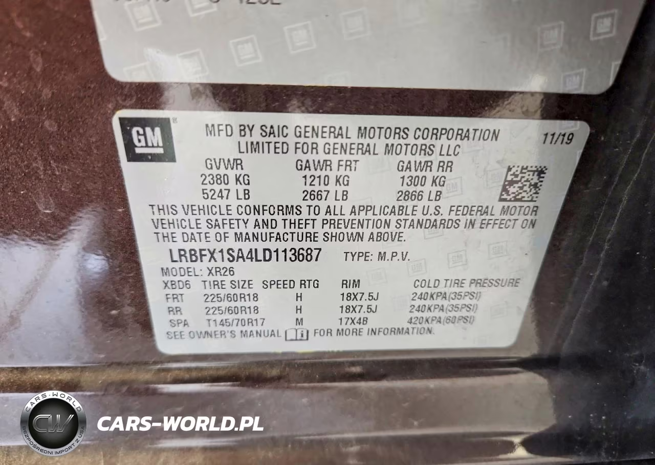 2020 Buick Envision Preferred VIN:LRBFX1SA4LD113687 - 13