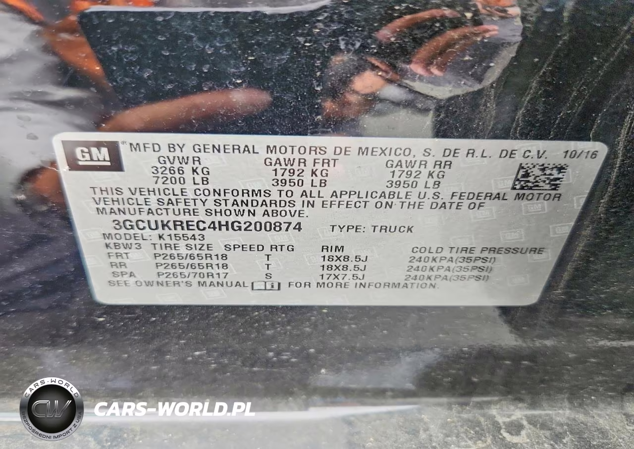 2017 Chevrolet Silverado K1500 Lt VIN:3GCUKREC4HG200874 - 12