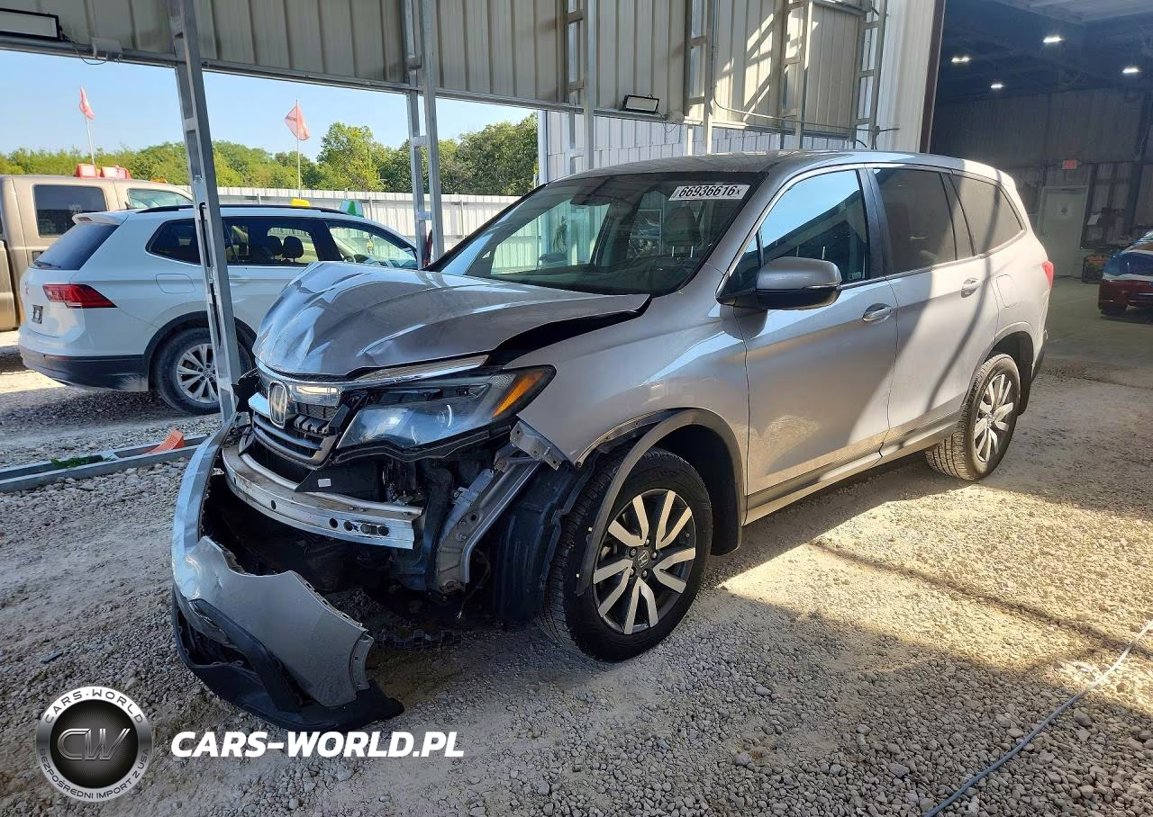 2019 Honda Pilot Ex VIN:5FNYF6H34KB046356 - 1