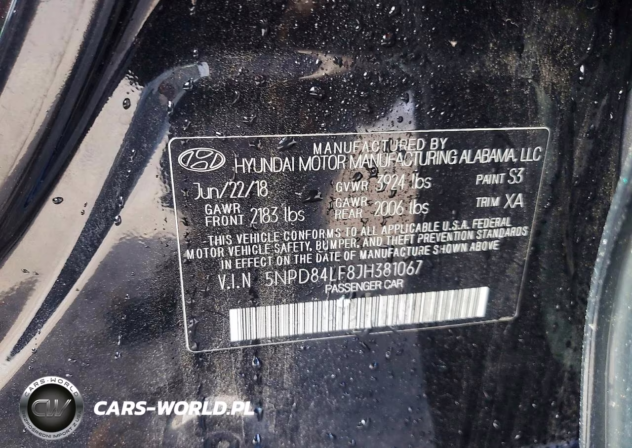2018 Hyundai Elantra Sel VIN:5NPD84LF8JH381067 - 12