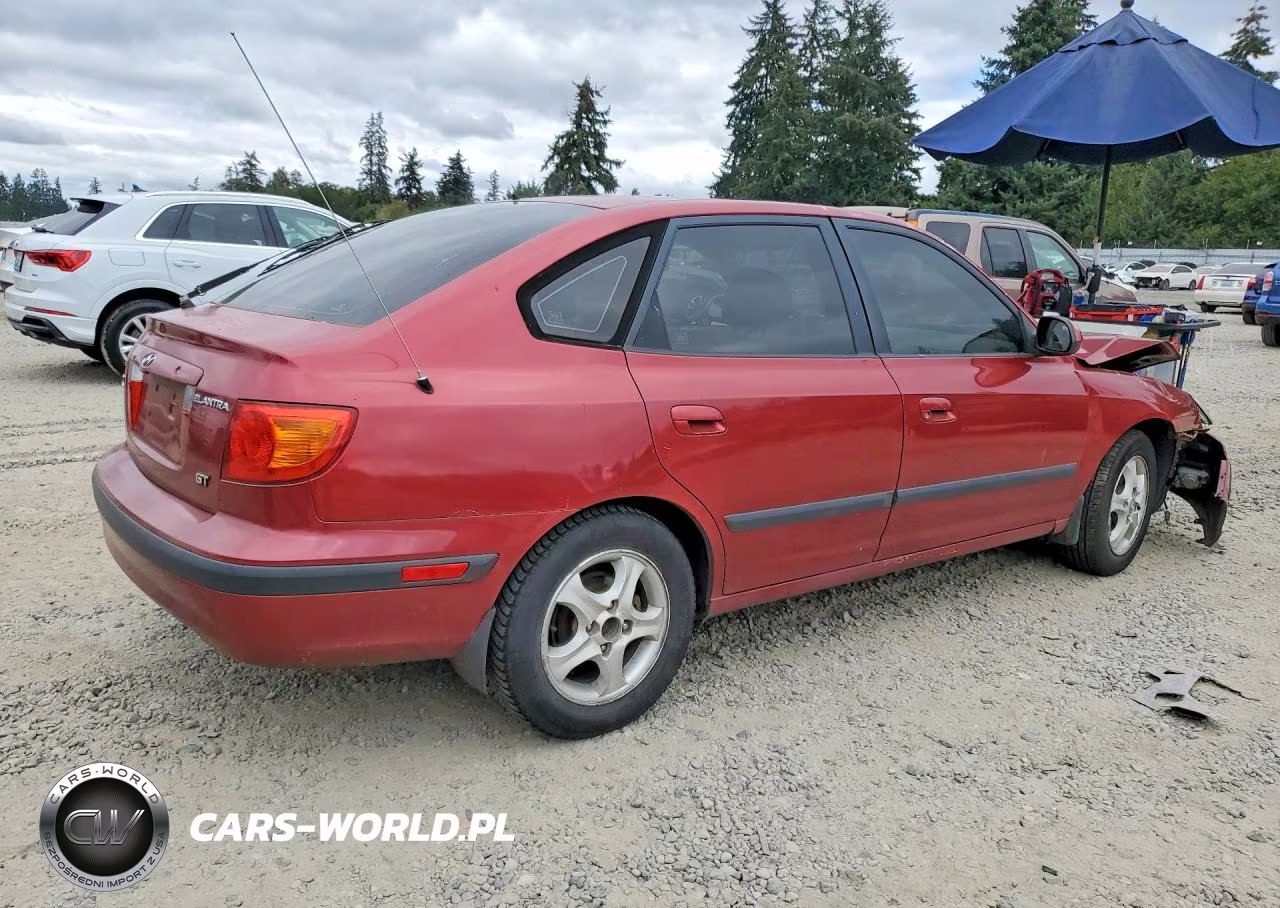 2002 Hyundai Elantra Gt VIN:KMHDN55D22U052166 - 3