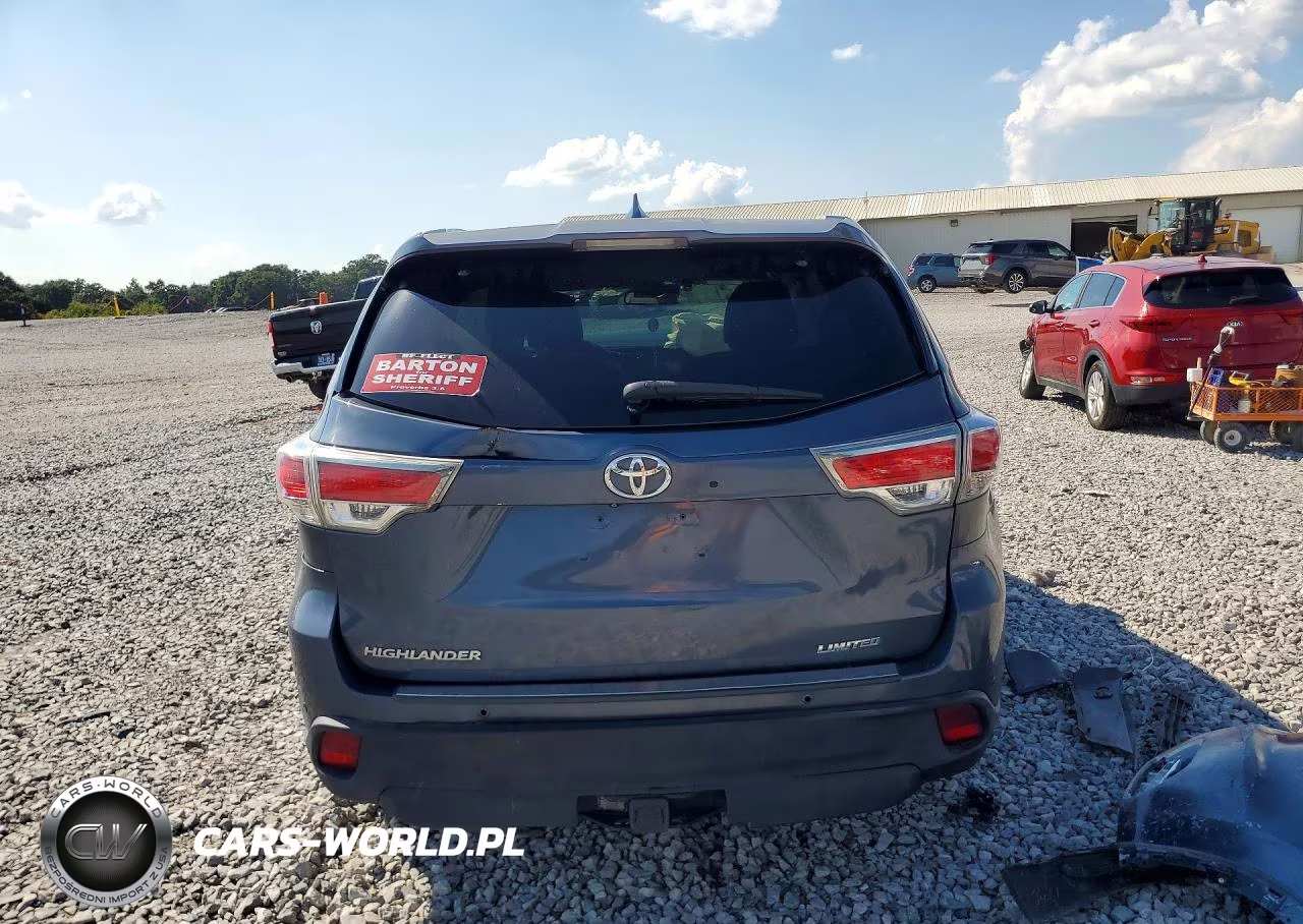 2016 Toyota Highlander Limited VIN:5TDDKRFH5GS297707 - 6