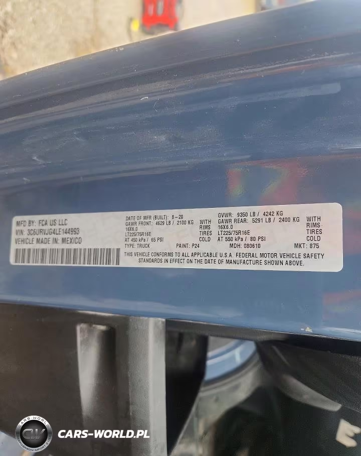 2020 Ram Promaster 3500 Delivery Van VIN:3C6URVJG4LE144993 - 12