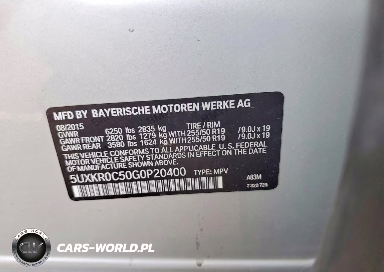 2016 BMW X5 xDrive35I VIN:5UXKR0C50G0P20400 - 13