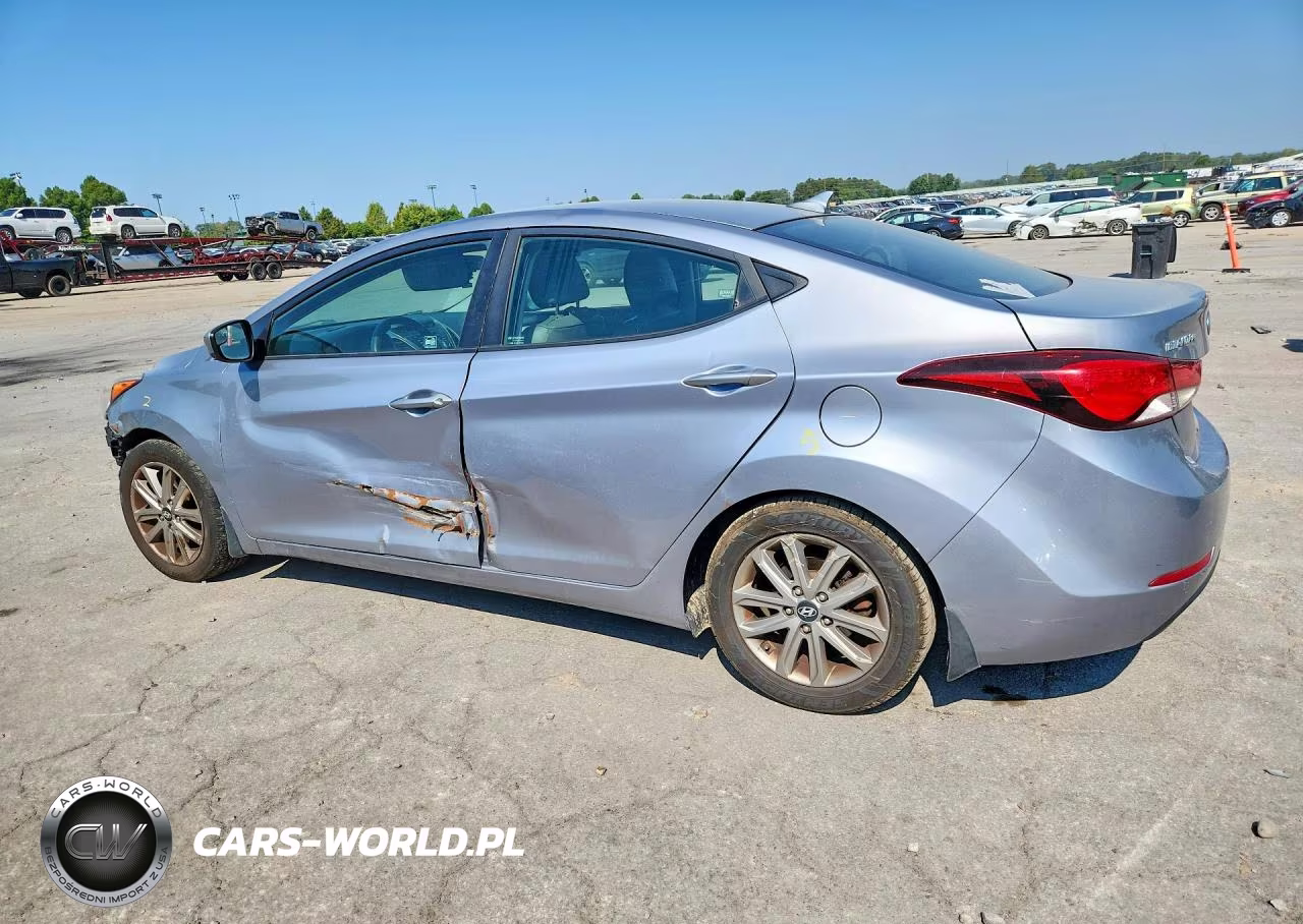 2015 Hyundai Elantra Se VIN:5NPDH4AE2FH610604 - 2