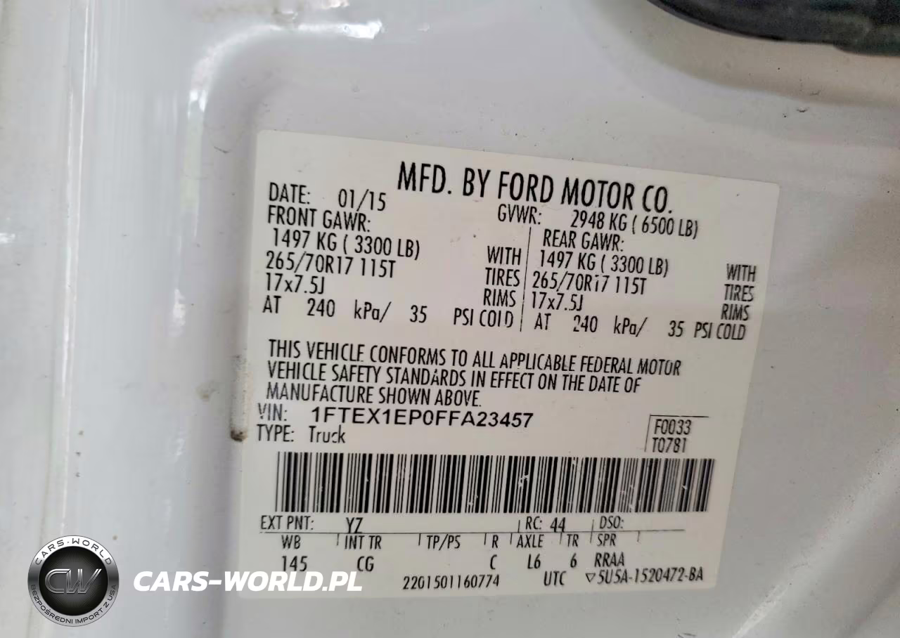 2015 Ford F150 Super Cab VIN:1FTEX1EP0FFA23457 - 13