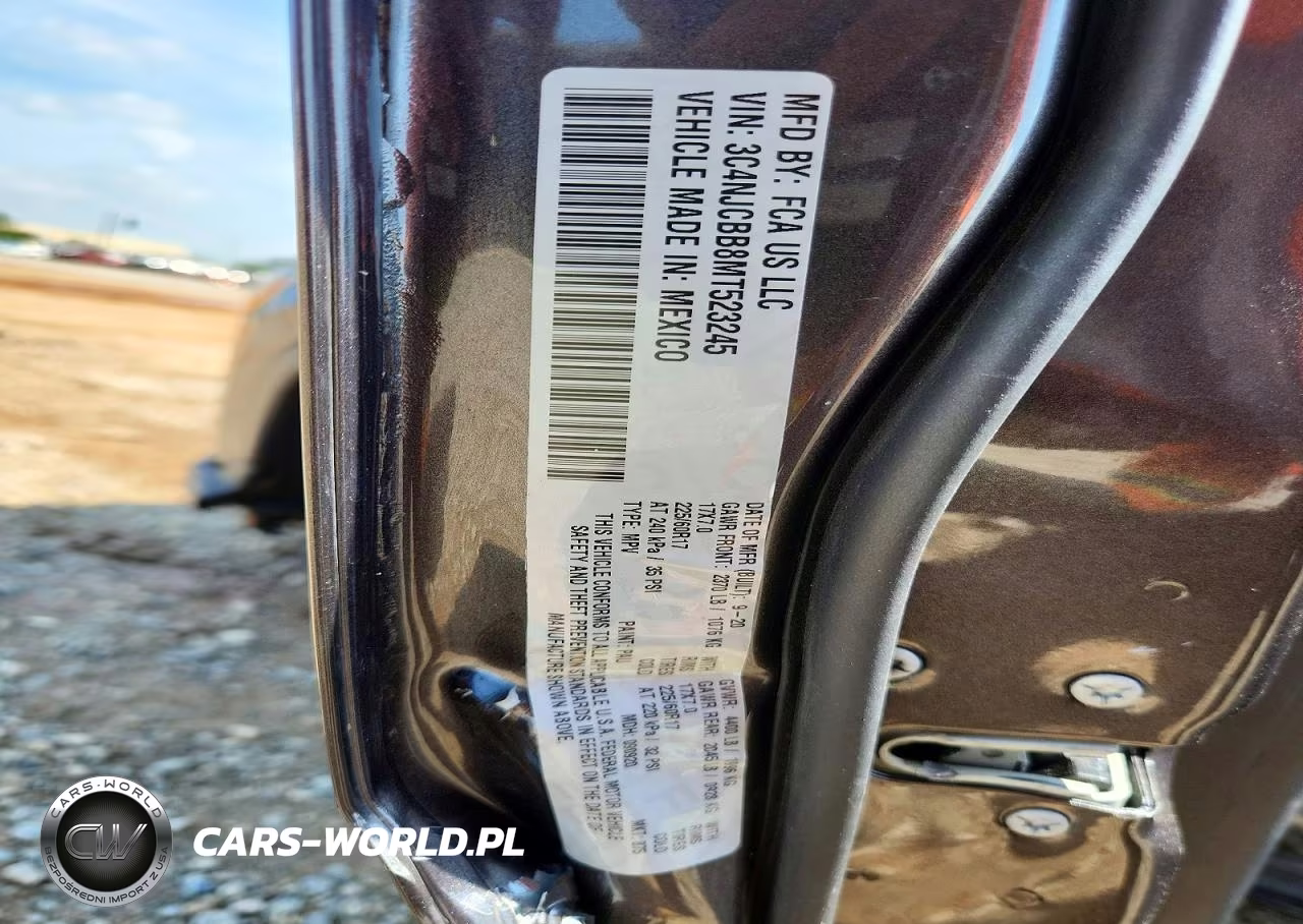 2021 Jeep Compass Latitude VIN:3C4NJCBB8MT523245 - 14