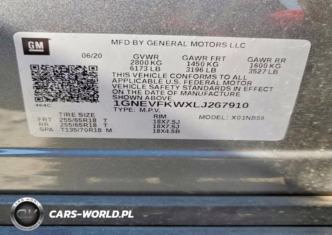 2020 Chevrolet Traverse Ls VIN:1GNEVFKWXLJ267910 - 12