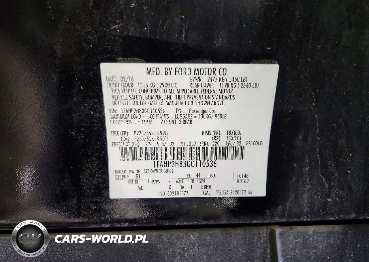 2016 Ford Taurus Sel VIN:1FAHP2H83GG110536 - 12