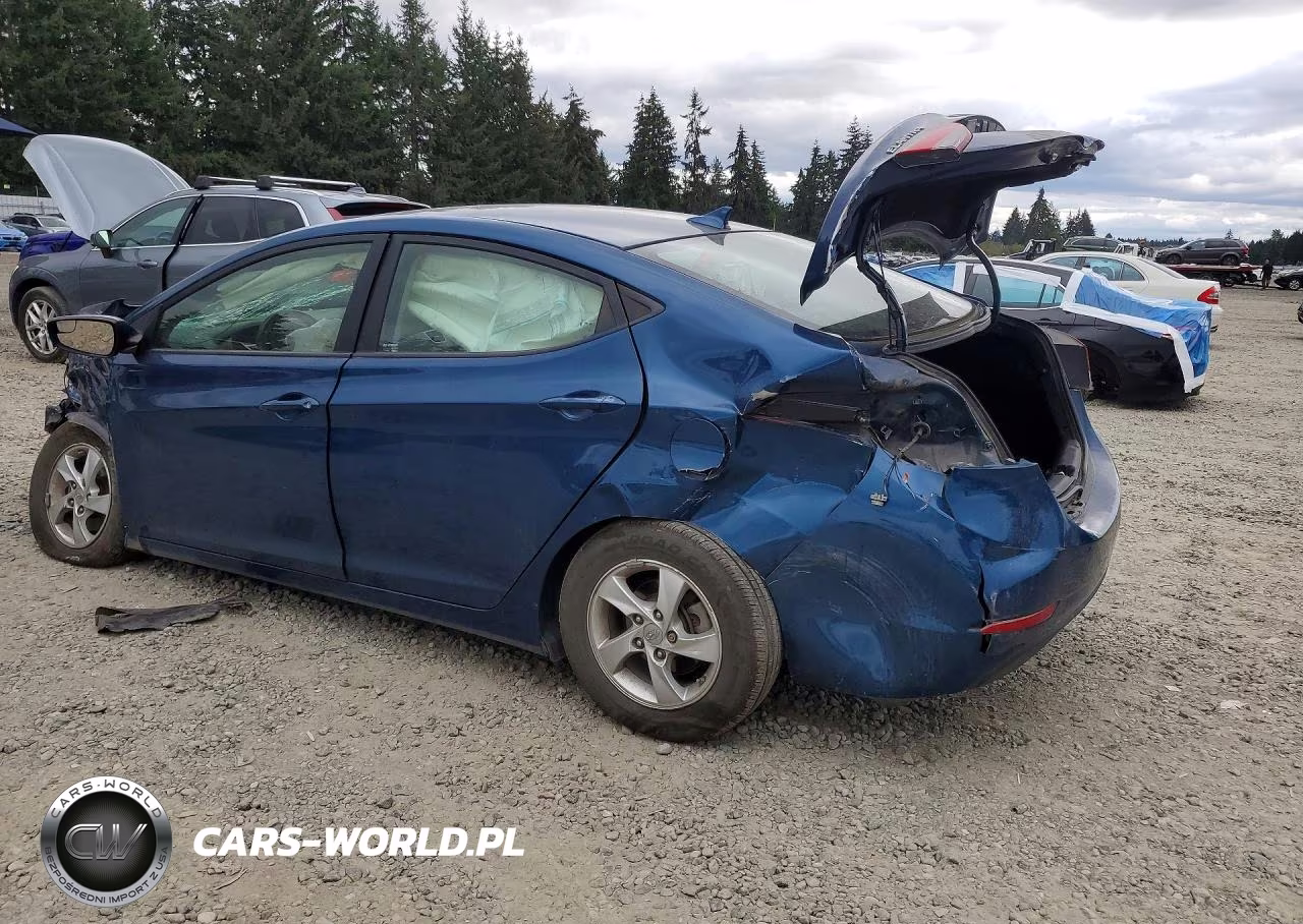 2014 Hyundai Elantra Se VIN:KMHDH4AE6EU103544 - 2