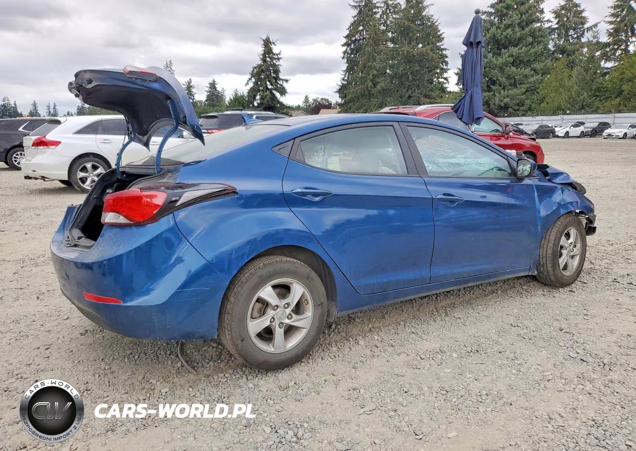 2014 Hyundai Elantra Se VIN:KMHDH4AE6EU103544 - 3