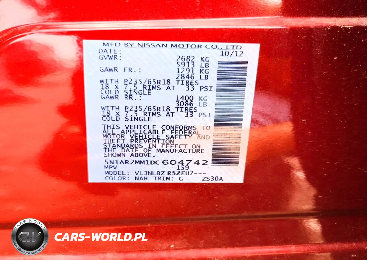 2013 Nissan Pathfinder S VIN:5N1AR2MM1DC604742 - 13