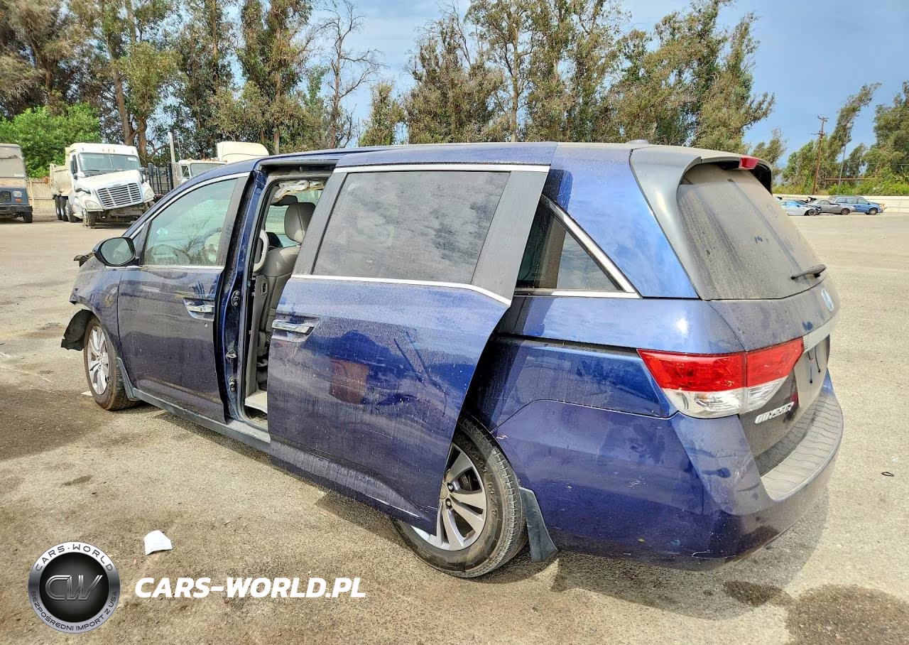 2015 Honda Odyssey Exl VIN:5FNRL5H62FB039977 - 2