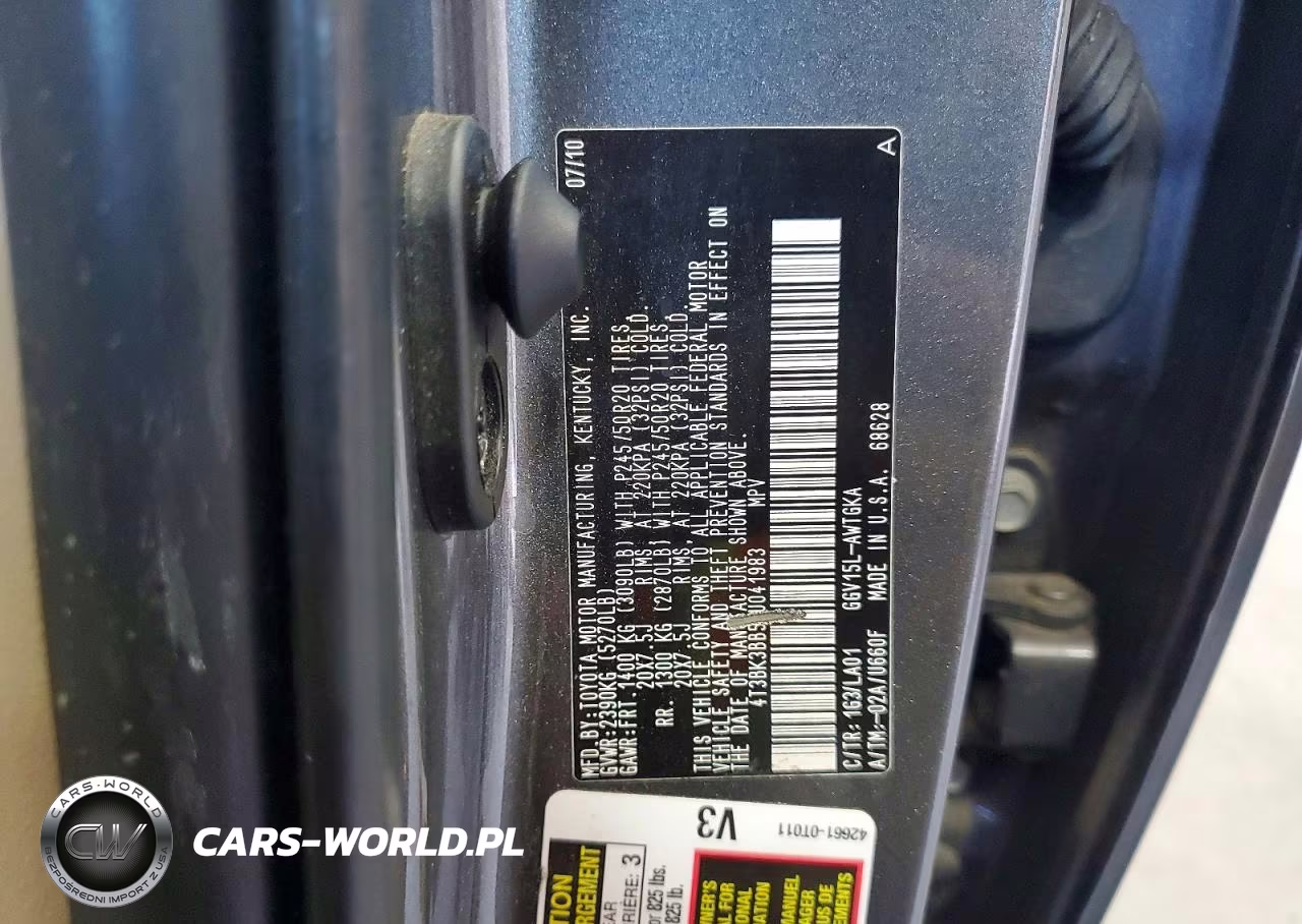 2010 Toyota Venza Awd V6 VIN:4T3BK3BB5AU041983 - 14