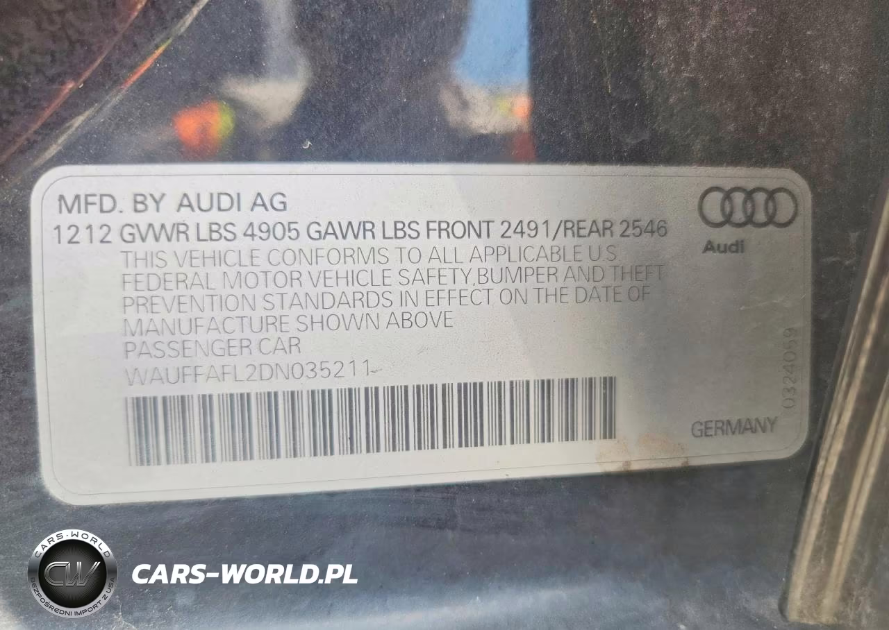 2013 Audi A4 Premium Plus VIN:WAUFFAFL2DN035211 - 12