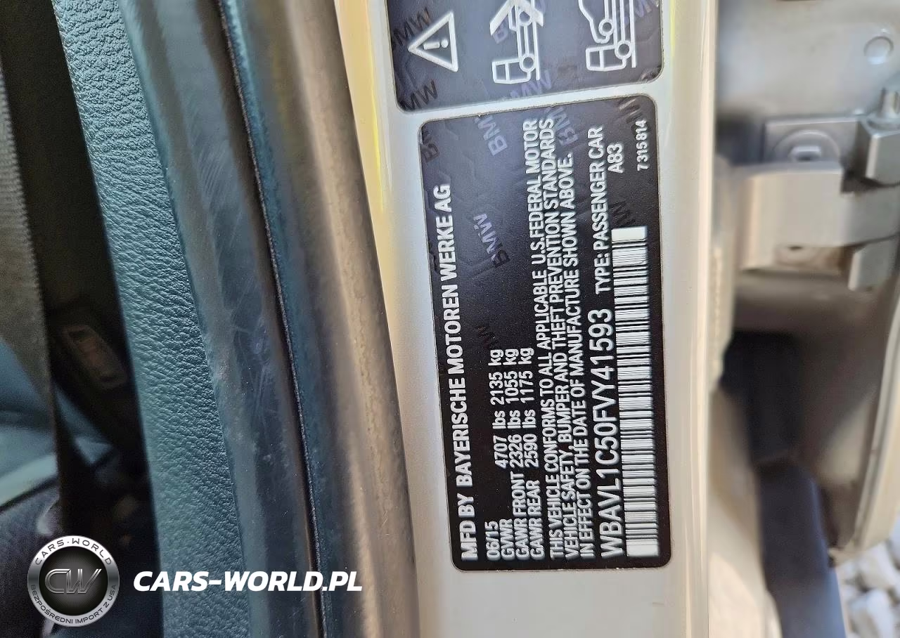 2015 BMW X1 xDrive28I VIN:WBAVL1C50FVY41593 - 12