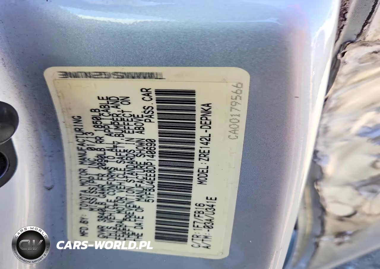 2013 Toyota Corolla Le VIN:5YFBU4EE8DP140690 - 12