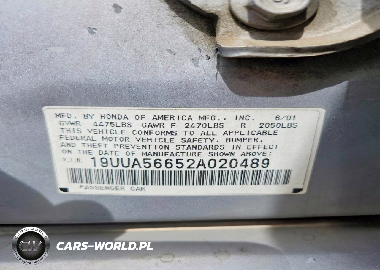 2002 Acura 3.2Tl VIN:19UUA56652A020489 - 12