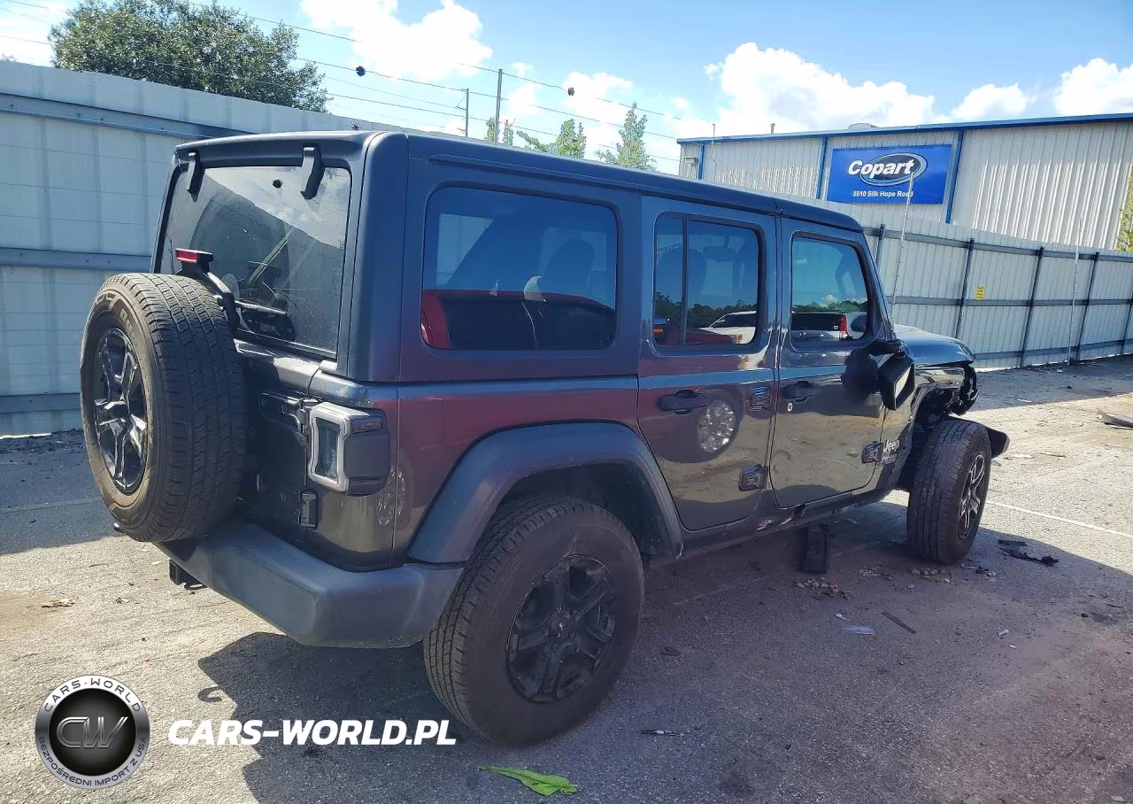 2018 Jeep Wrangler Unlimited Sport VIN:1C4HJXDG3JW133950 - 3