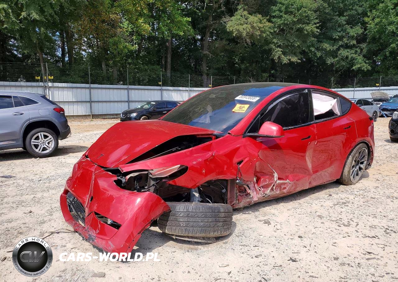 2023 Tesla Model Y VIN:7SAYGDEE0PA155251 - 1