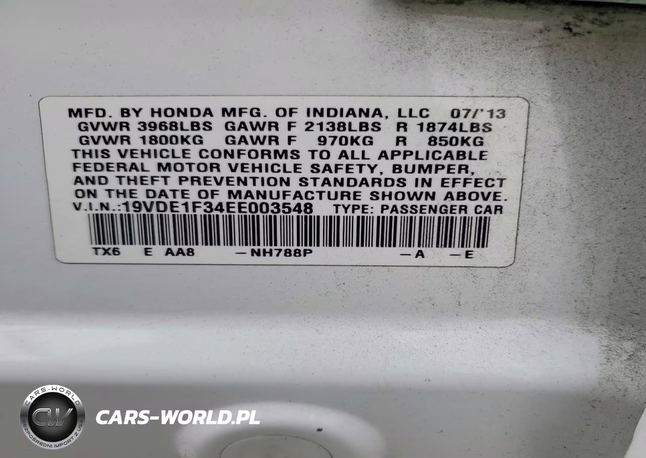 2014 Acura Ilx 20 VIN:19VDE1F34EE003548 - 13