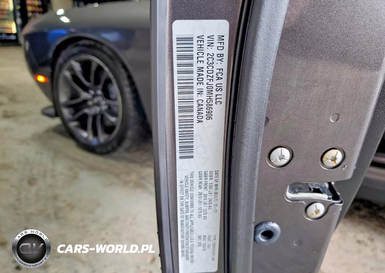 2021 Dodge Challenger R-T Scat Pack VIN:2C3CDZFJ0MH586906 - 12