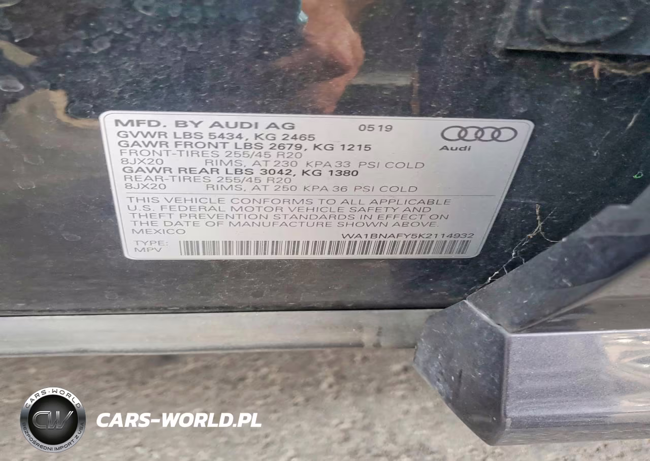 2019 Audi Q5 Premium Plus VIN:WA1BNAFY5K2114932 - 13