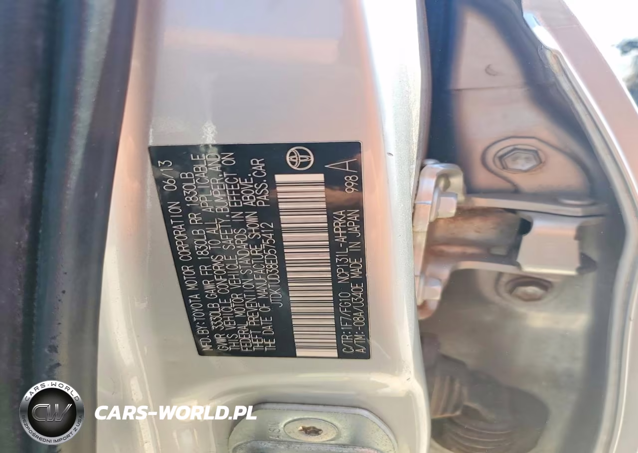 2014 Toyota Yaris 5-Door L VIN:JTDKTUD38ED575412 - 12