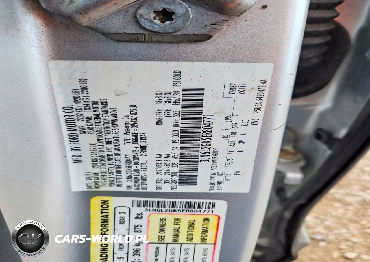 2014 Lincoln Mkz VIN:3LN6L2GK5ER804771 - 12