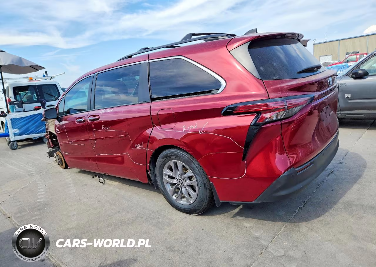 2022 Toyota Sienna Xle VIN:5TDYRKEC9NS118009 - 2