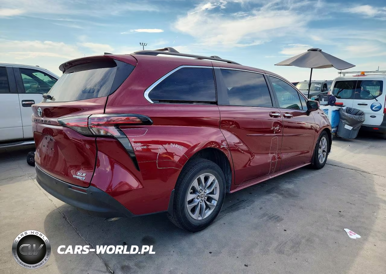 2022 Toyota Sienna Xle VIN:5TDYRKEC9NS118009 - 3