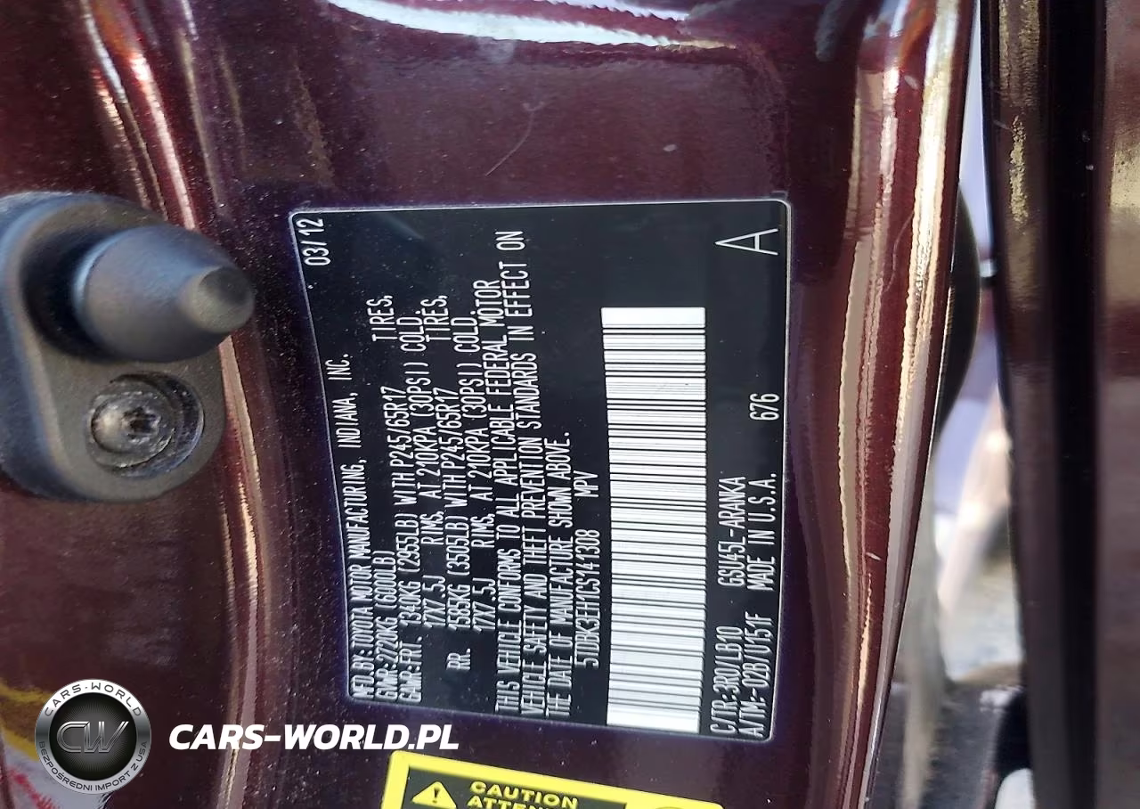 2012 Toyota Highlander Se VIN:5TDBK3EH1CS141308 - 13