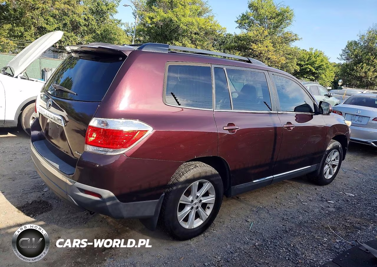 2012 Toyota Highlander Se VIN:5TDBK3EH1CS141308 - 3