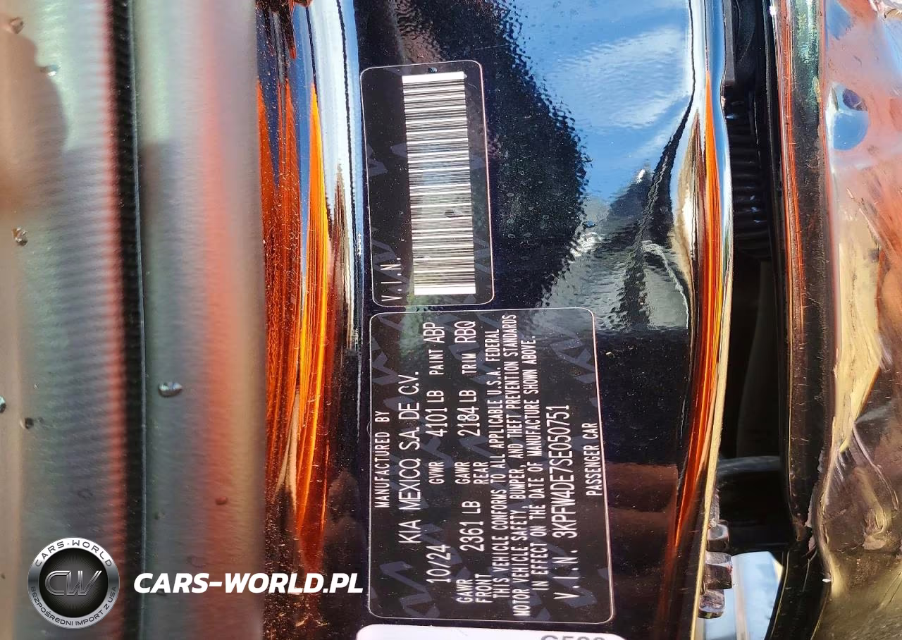 2025 Kia K4 Gt Line VIN:3KPFW4DE7SE050751 - 12