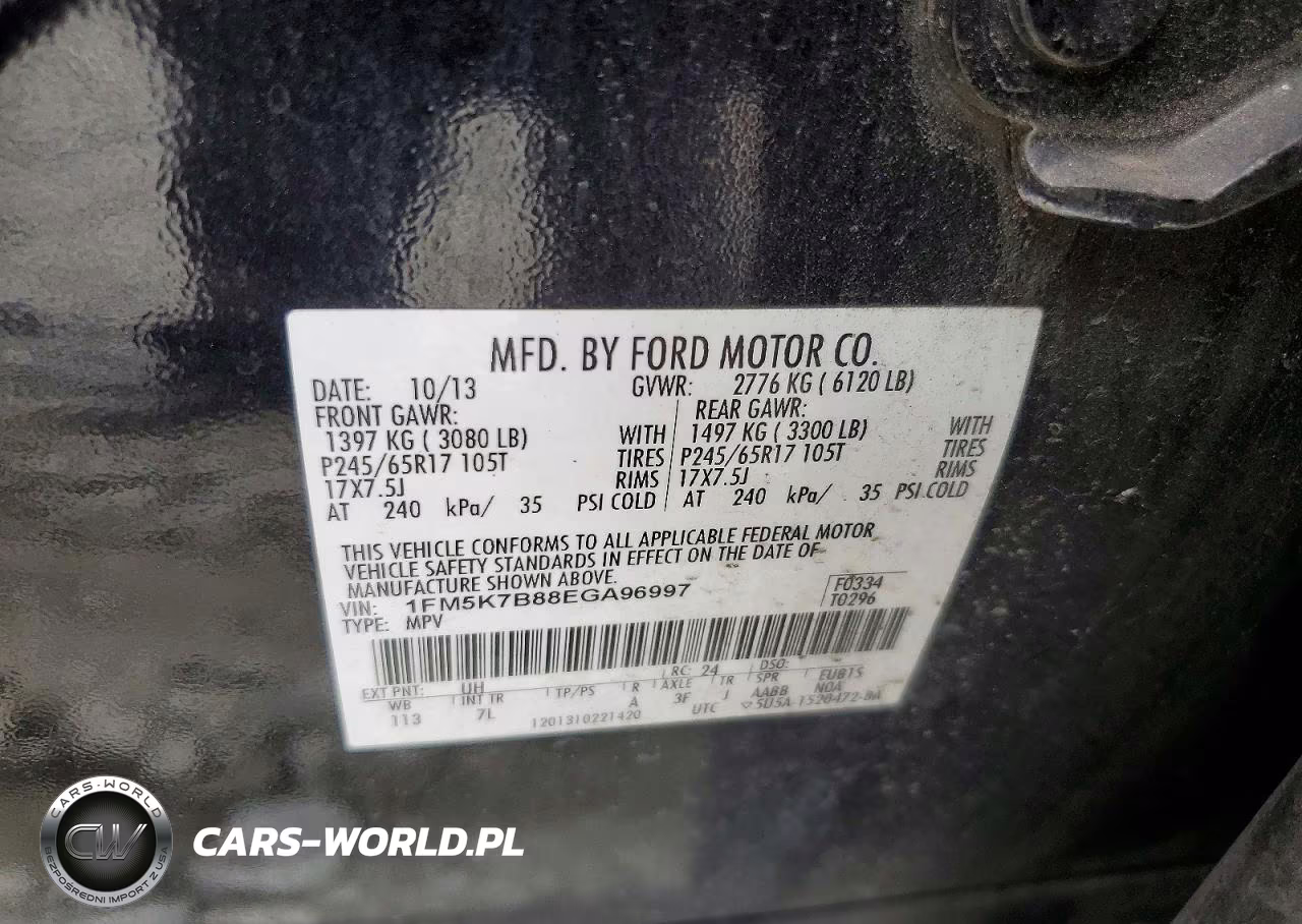 2014 Ford Explorer VIN:1FM5K7B88EGA96997 - 13